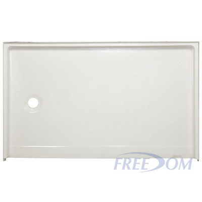 54" x 31" Freedom Accessible Shower Pan, LEFT Drain