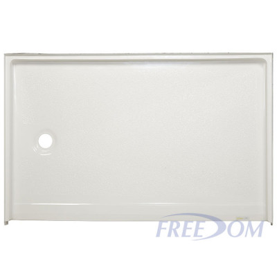 54" x 36⅞" Freedom Accessible Shower Pan, LEFT Drain