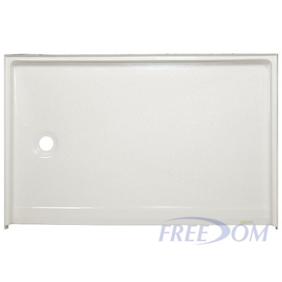 54" x 36⅞" Freedom Accessible Shower Pan, LEFT Drain