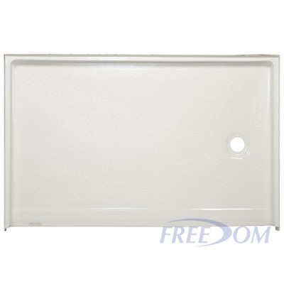 54" x 36⅞" Freedom Accessible Shower Pan, RIGHT Drain