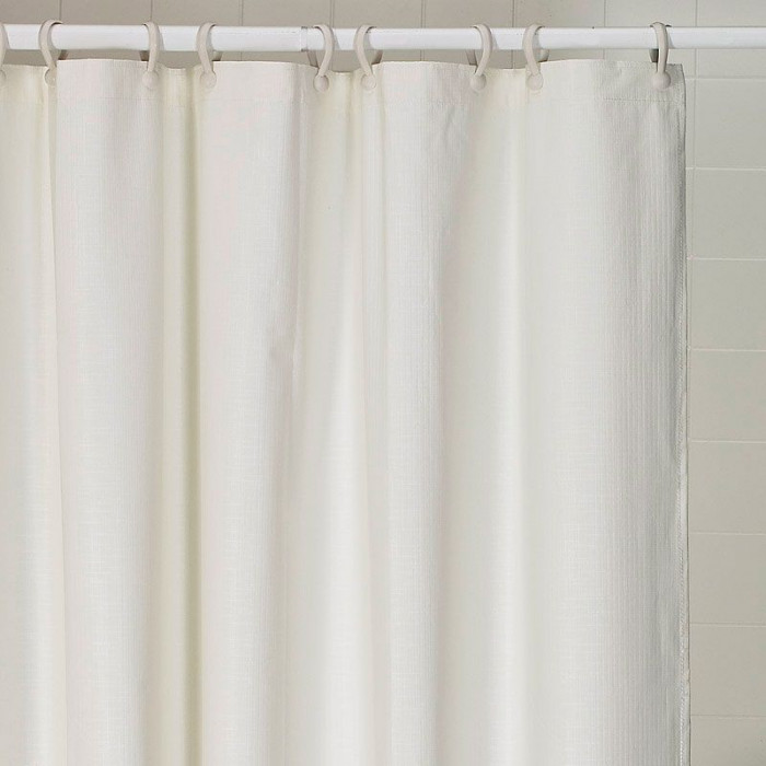 Weighted Shower Curtains, 54 X 72 Cotton Shower Curtain