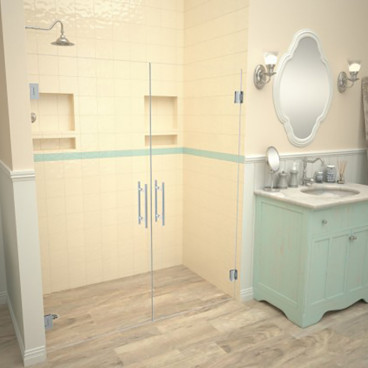 barrier free tiled shower