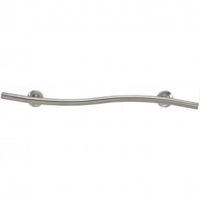 36 inch satin stainless wave style grab bar
