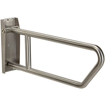 Side of Toilet Swing Up Grab Bar, 30" Satin Stainless, Import