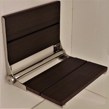 Brazilian Walnut shower bench - LuxeWood