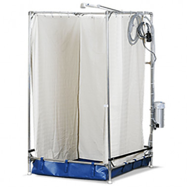 extra large EMS portable shower wheelchair accessible