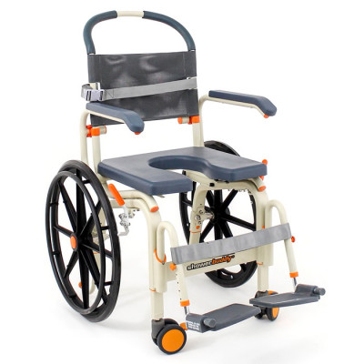 18" Wide Self-Propelled Roll In ShowerBuddy Chair