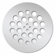 Round Chrome Drain Plate (Default)