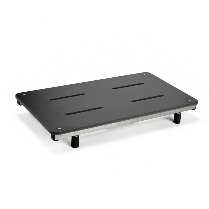  27" x 15.5 inch Portable Bathtub Transfer Seat, Black Phenolic top, adjustable stabilizing posts