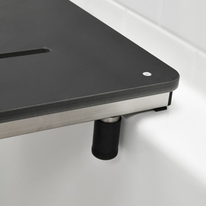 27" x 15.5" Portable Bathtub Seat, Phenolic BLACK