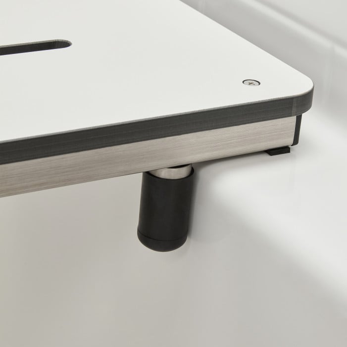  27" x 15.5" Portable Bathtub Seat, Phenolic WHITE