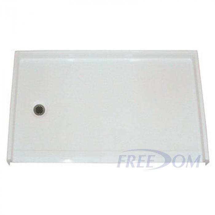Freedom Barrier Free Shower Pan, Left Drain (54" x 31")