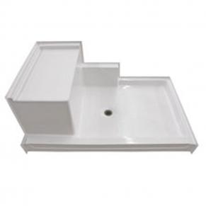 Easy Access Walk In Shower Pans Base Freedom Showers 60 X 36 Inch Fibergl Shower Pan With Molded Seat