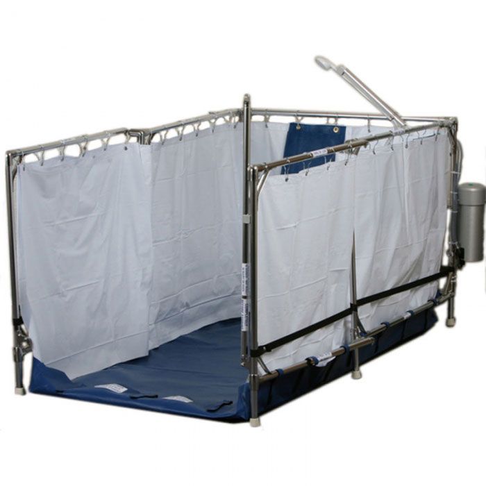 Portable Shower for Tilt Back Wheelchairs